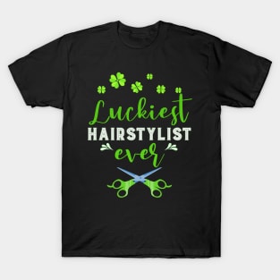 Luckiest Hairstylist Ever St. Patrick's Day T-Shirt